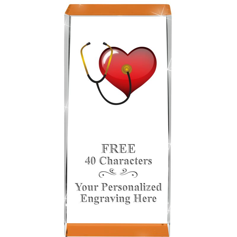 4.5" SPOTLIGHT ORANGE CRYSTAL