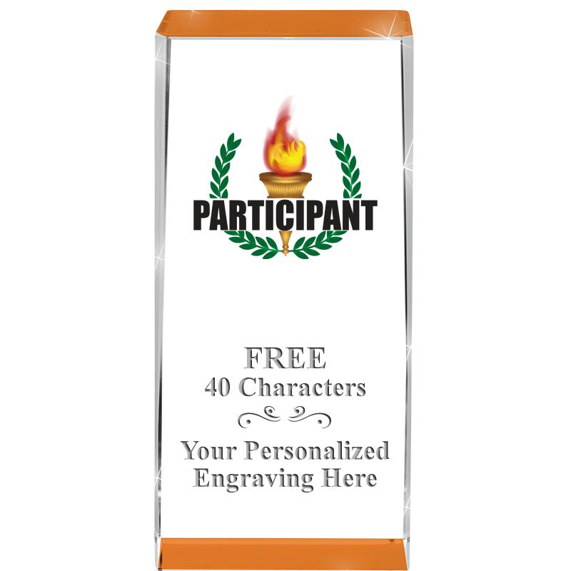 4.5" SPOTLIGHT ORANGE CRYSTAL