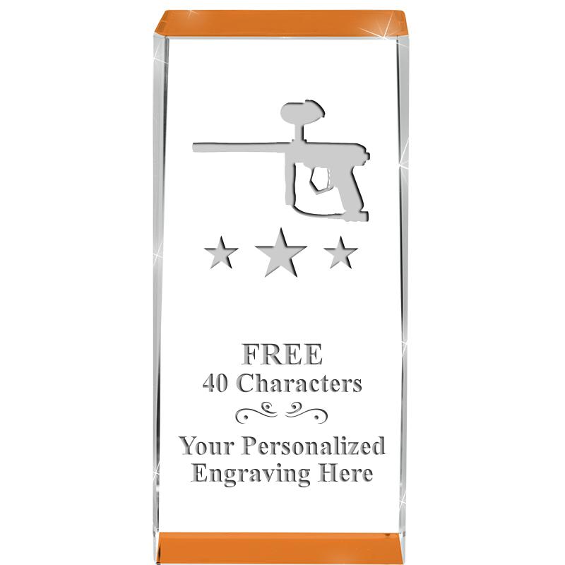 4.5" SPOTLIGHT ORANGE CRYSTAL