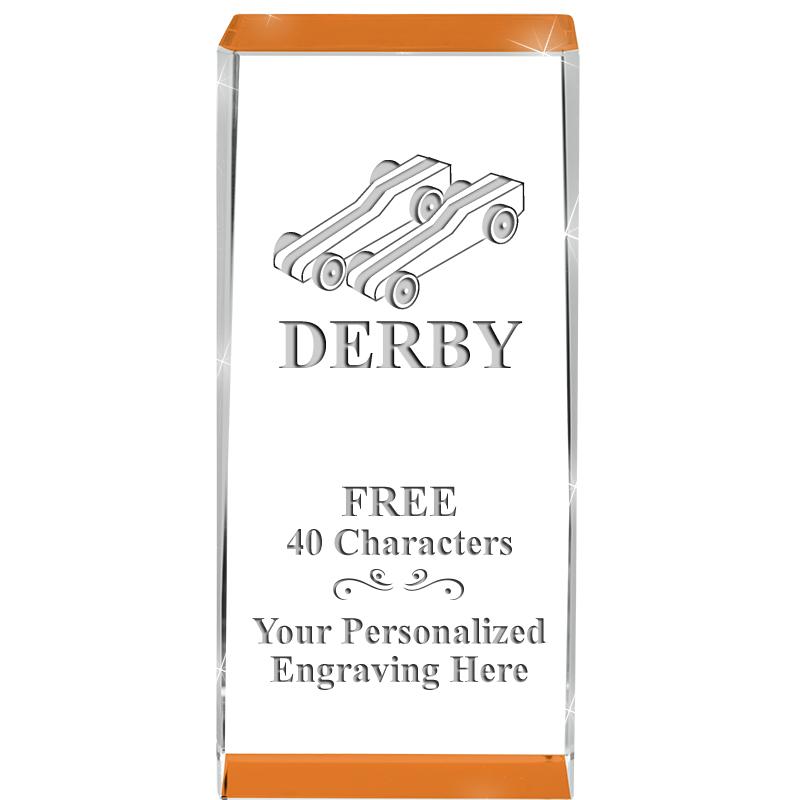 4.5" SPOTLIGHT ORANGE CRYSTAL