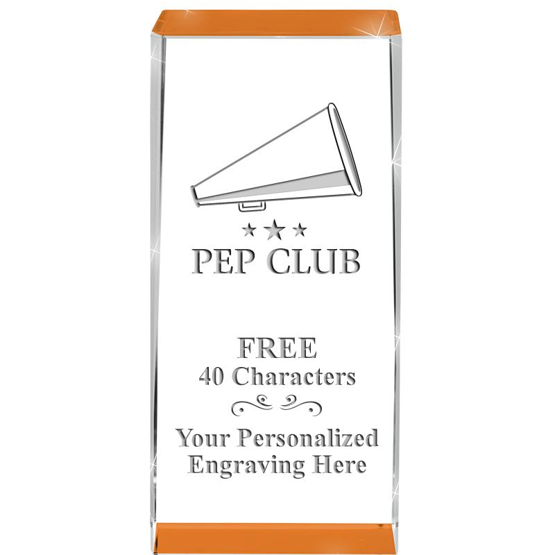 4.5" SPOTLIGHT ORANGE CRYSTAL