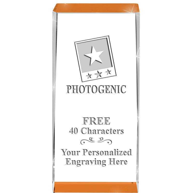 4.5" SPOTLIGHT ORANGE CRYSTAL