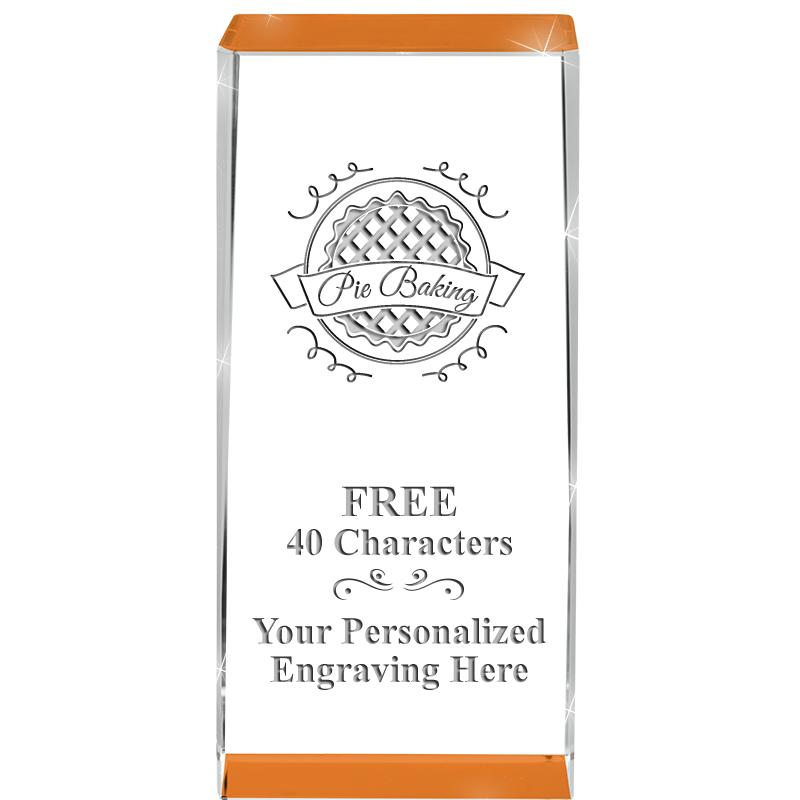 4.5" SPOTLIGHT ORANGE CRYSTAL