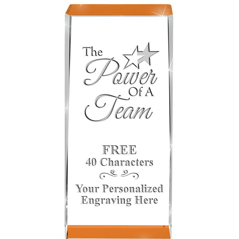 4.5" SPOTLIGHT ORANGE CRYSTAL