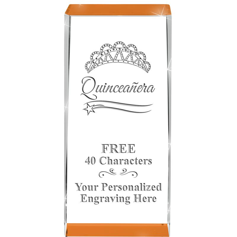 4.5" SPOTLIGHT ORANGE CRYSTAL