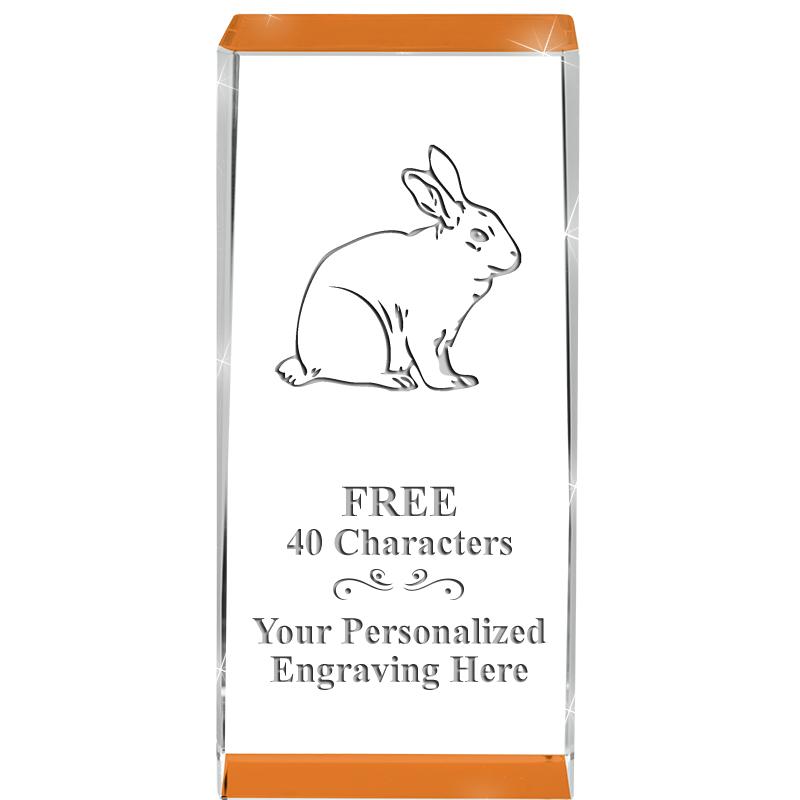 4.5" SPOTLIGHT ORANGE CRYSTAL