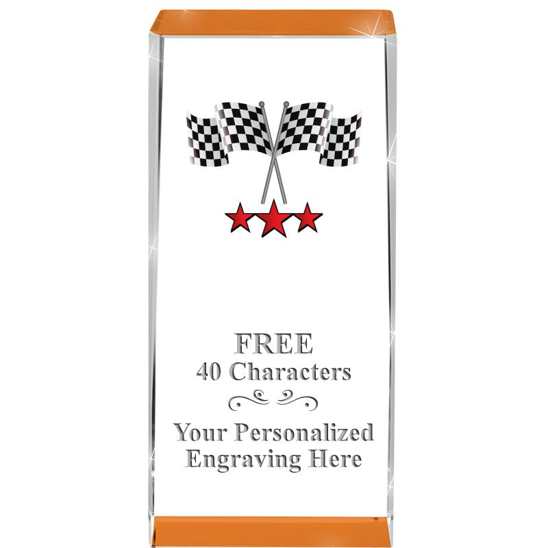 4.5" SPOTLIGHT ORANGE CRYSTAL