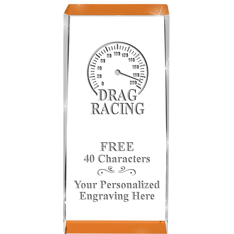 4.5" SPOTLIGHT ORANGE CRYSTAL