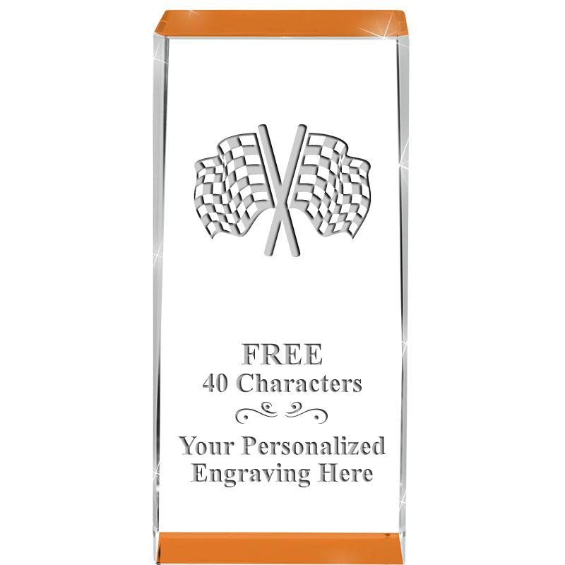 4.5" SPOTLIGHT ORANGE CRYSTAL