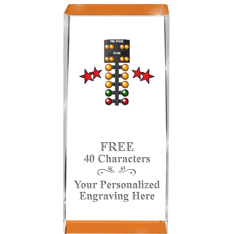 4.5" SPOTLIGHT ORANGE CRYSTAL