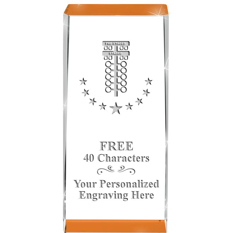 4.5" SPOTLIGHT ORANGE CRYSTAL