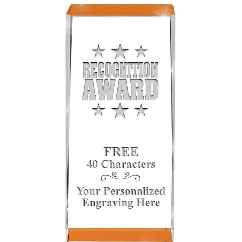 4.5" SPOTLIGHT ORANGE CRYSTAL