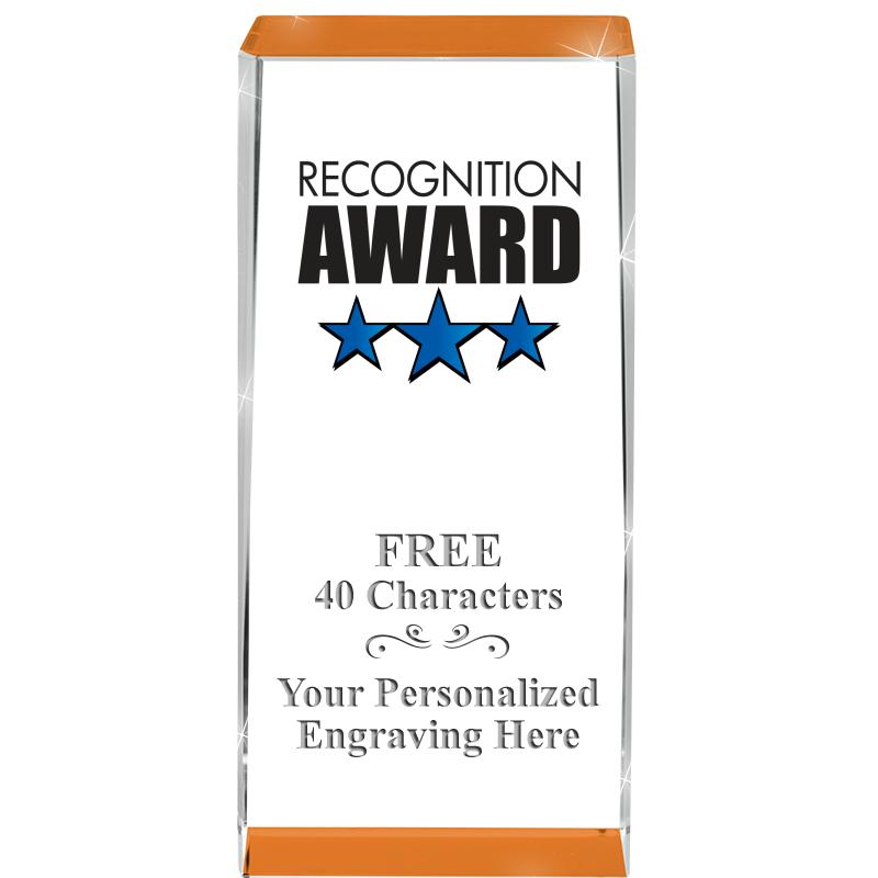 4.5" SPOTLIGHT ORANGE CRYSTAL