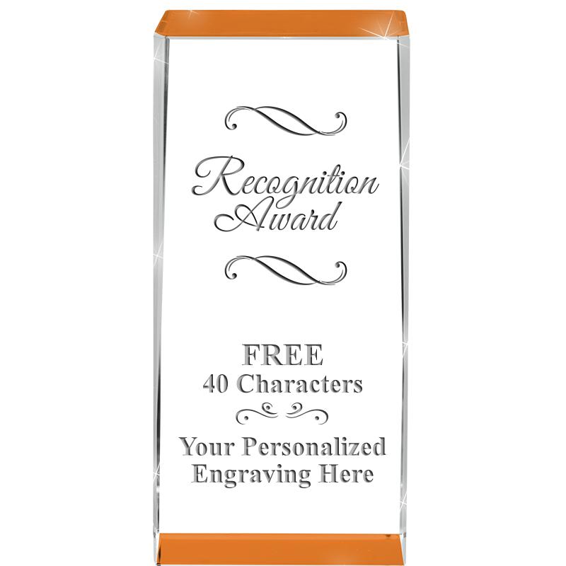 4.5" SPOTLIGHT ORANGE CRYSTAL