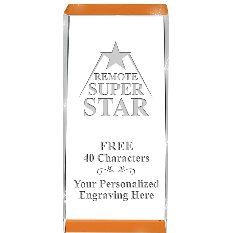 4.5" SPOTLIGHT ORANGE CRYSTAL