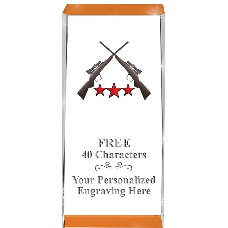 4.5" SPOTLIGHT ORANGE CRYSTAL