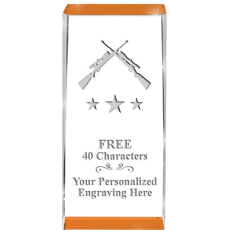 4.5" SPOTLIGHT ORANGE CRYSTAL