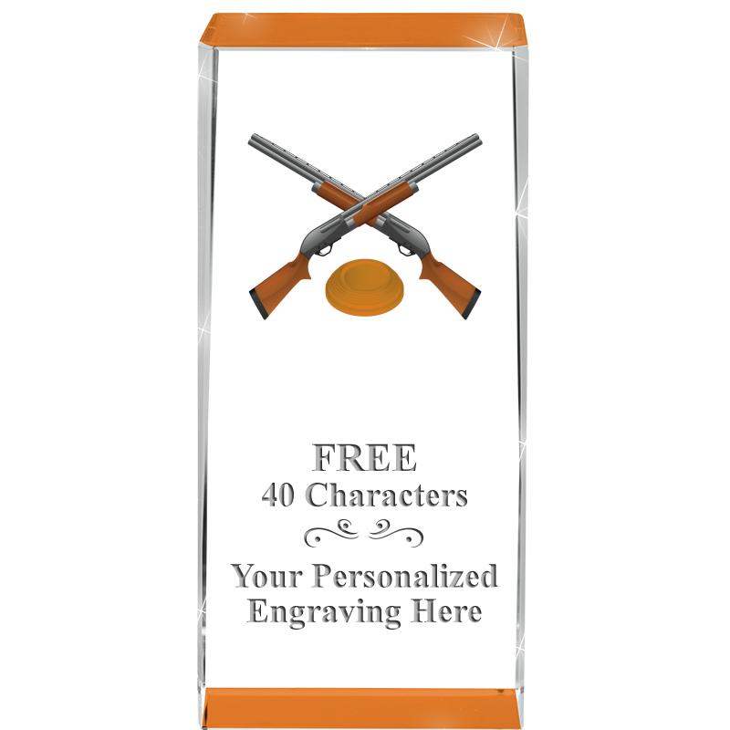 4.5" SPOTLIGHT ORANGE CRYSTAL