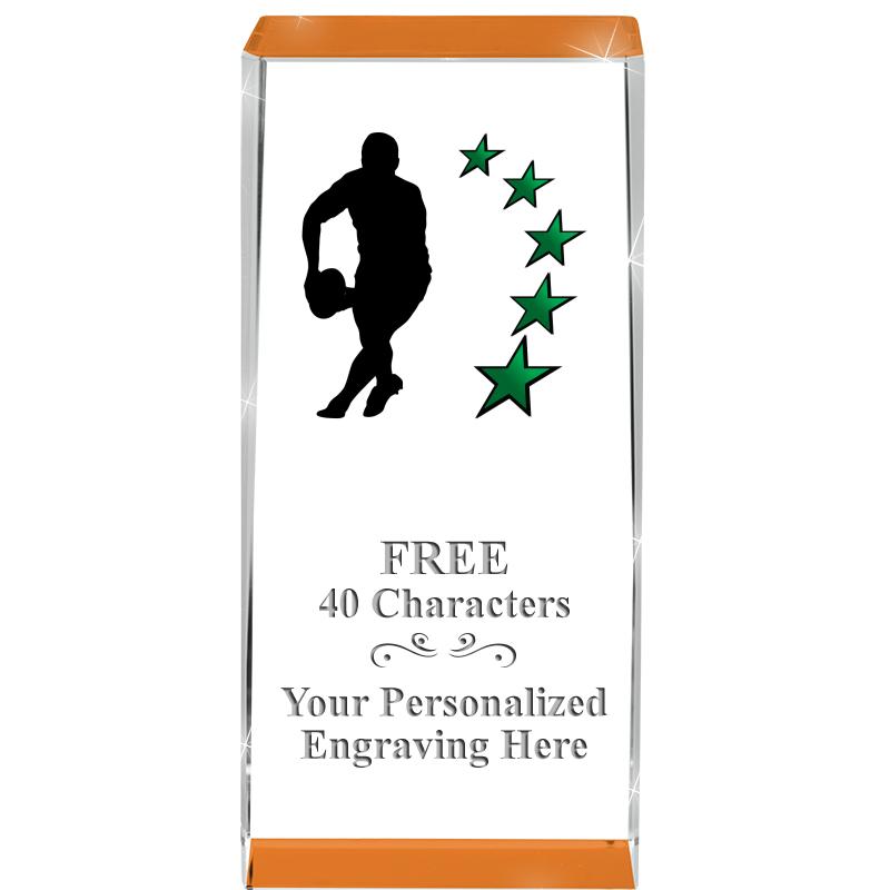 4.5" SPOTLIGHT ORANGE CRYSTAL