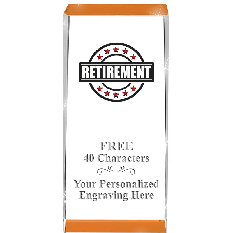 4.5" SPOTLIGHT ORANGE CRYSTAL