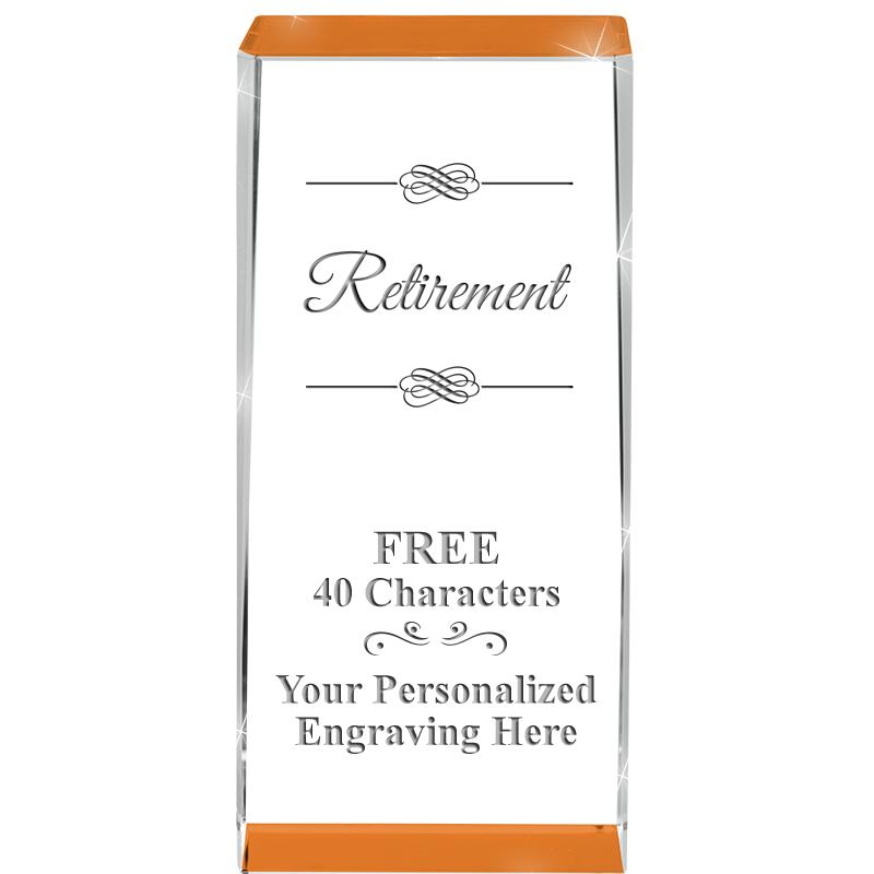 4.5" SPOTLIGHT ORANGE CRYSTAL