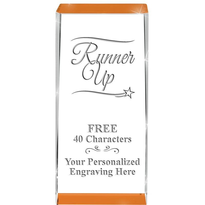 4.5" SPOTLIGHT ORANGE CRYSTAL