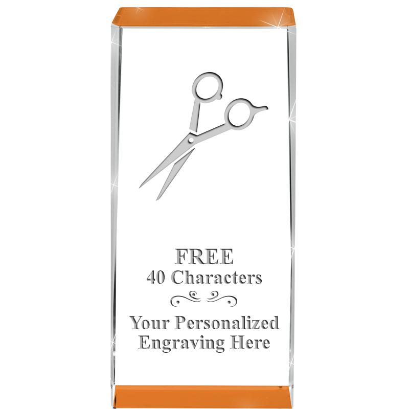 4.5" SPOTLIGHT ORANGE CRYSTAL