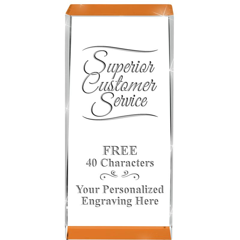 4.5" SPOTLIGHT ORANGE CRYSTAL