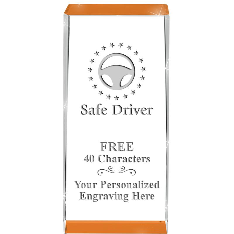 4.5" SPOTLIGHT ORANGE CRYSTAL