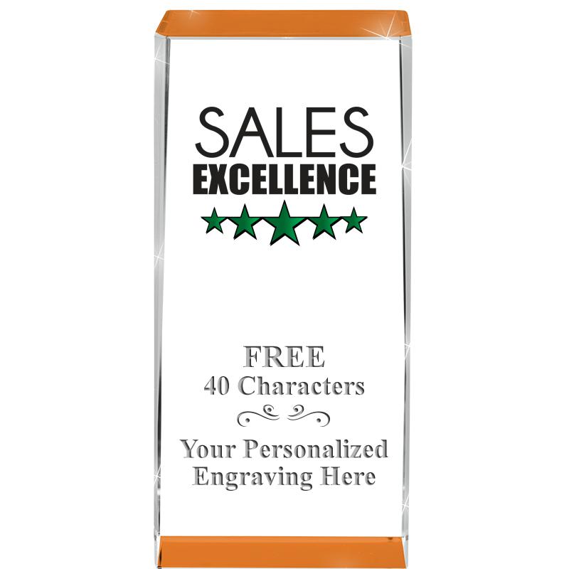 4.5" SPOTLIGHT ORANGE CRYSTAL