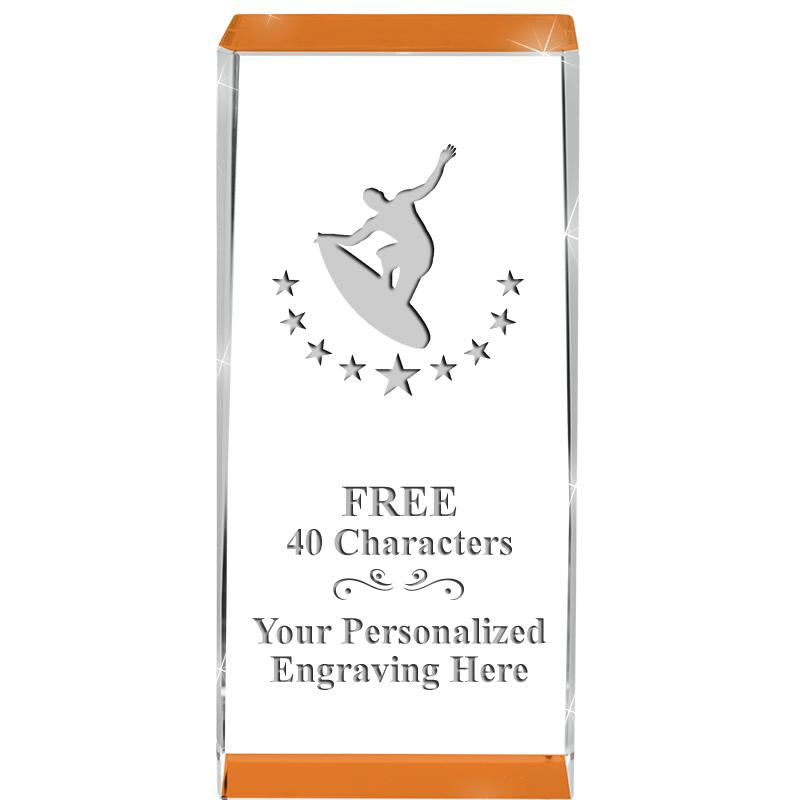 4.5" SPOTLIGHT ORANGE CRYSTAL