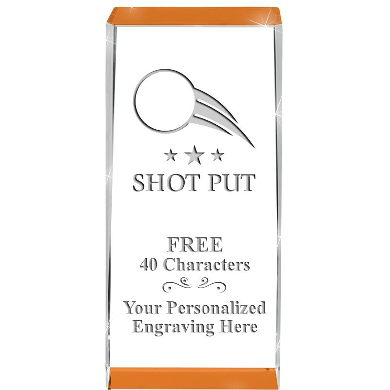 4.5" SPOTLIGHT ORANGE CRYSTAL