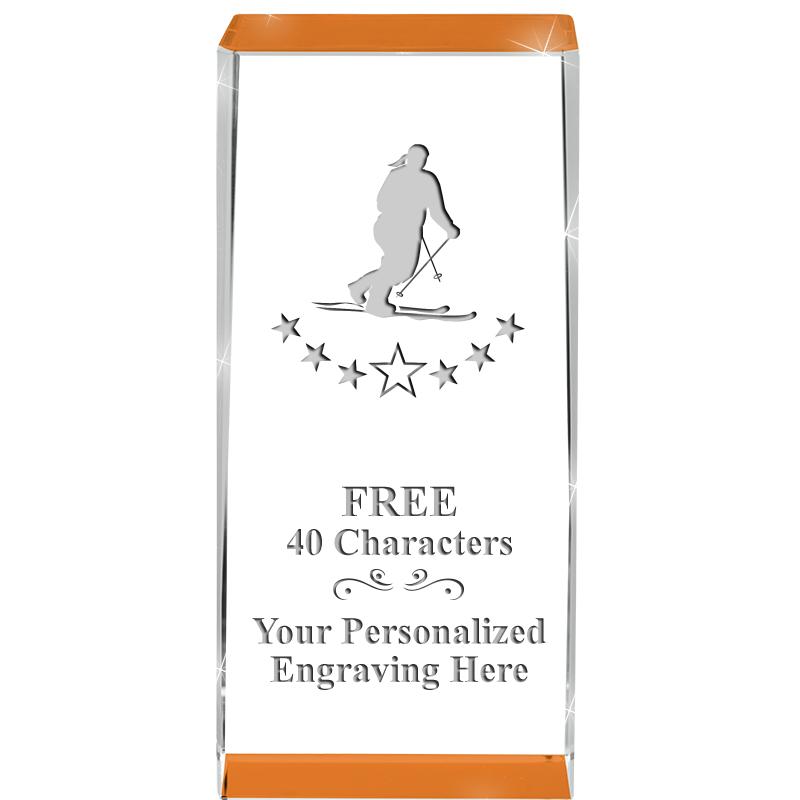 4.5" SPOTLIGHT ORANGE CRYSTAL