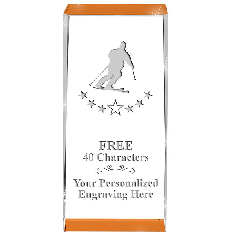 4.5" SPOTLIGHT ORANGE CRYSTAL