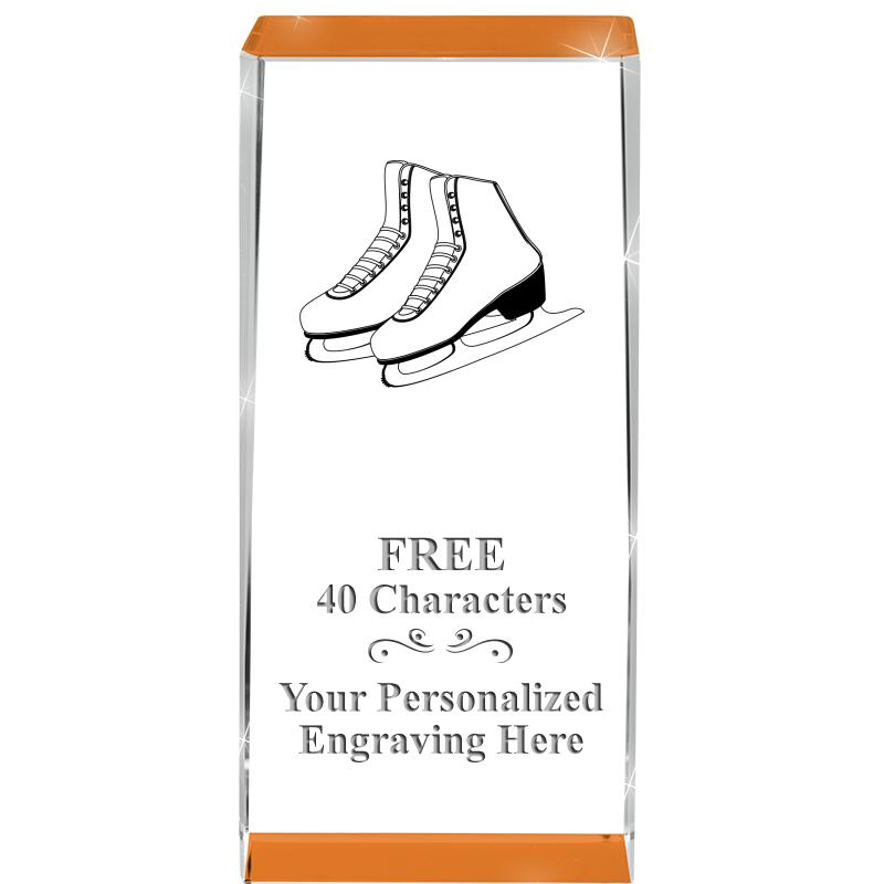 4.5" SPOTLIGHT ORANGE CRYSTAL