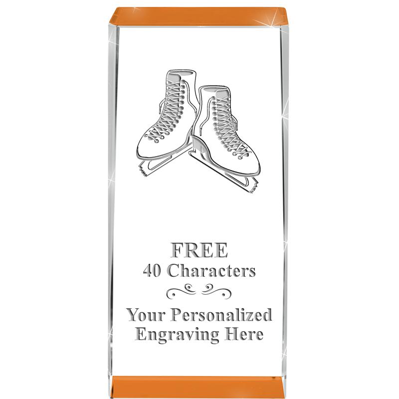 4.5" SPOTLIGHT ORANGE CRYSTAL