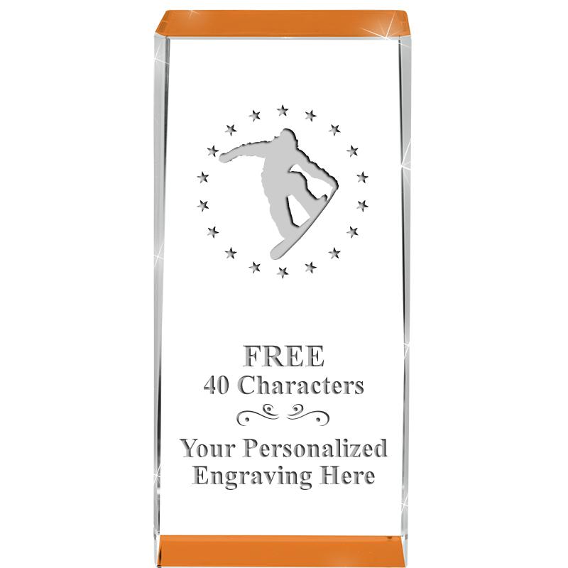 4.5" SPOTLIGHT ORANGE CRYSTAL