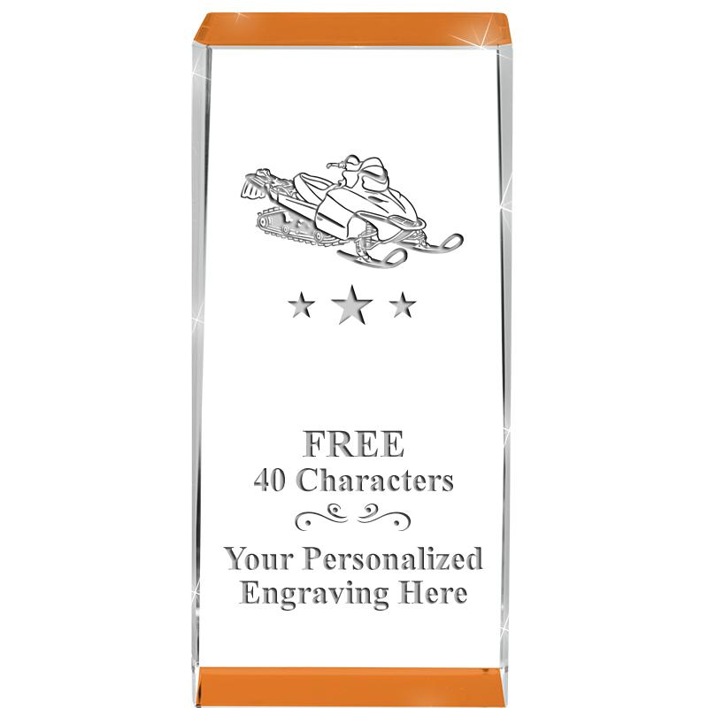 4.5" SPOTLIGHT ORANGE CRYSTAL