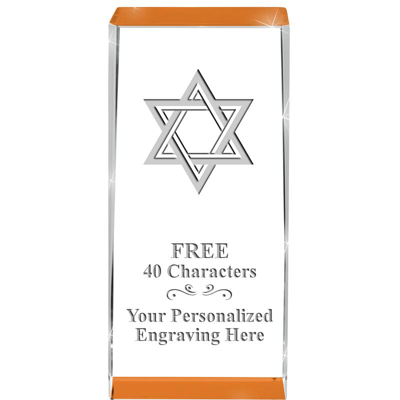 4.5" SPOTLIGHT ORANGE CRYSTAL