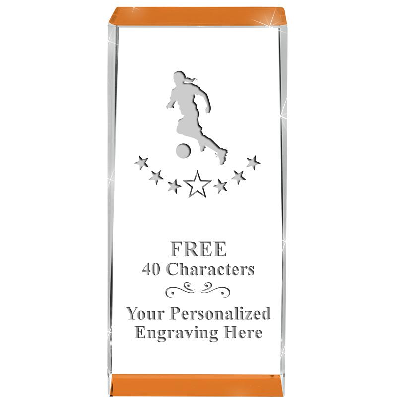 4.5" SPOTLIGHT ORANGE CRYSTAL