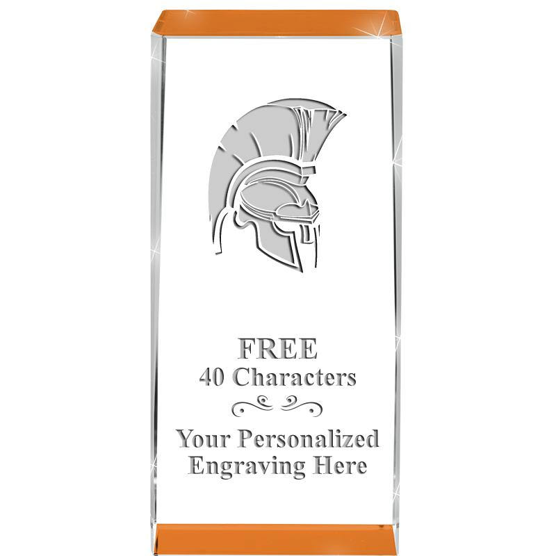 4.5" SPOTLIGHT ORANGE CRYSTAL