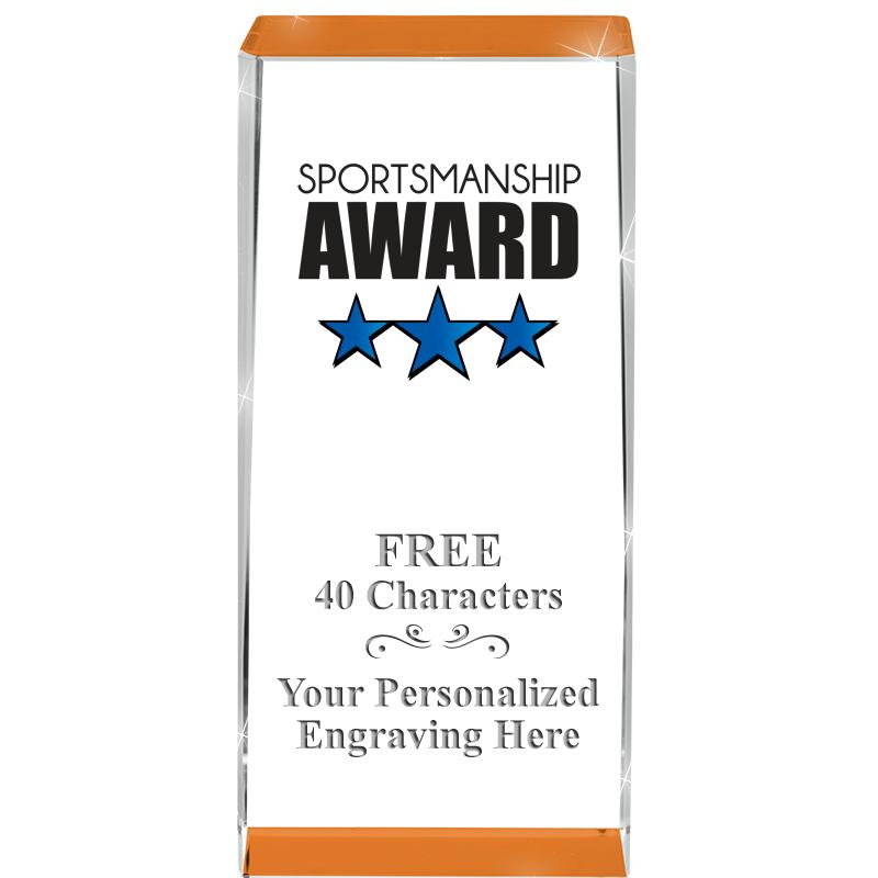 4.5" SPOTLIGHT ORANGE CRYSTAL