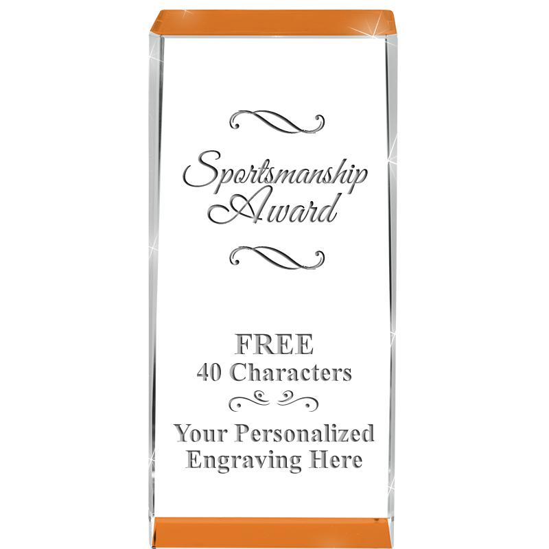 4.5" SPOTLIGHT ORANGE CRYSTAL