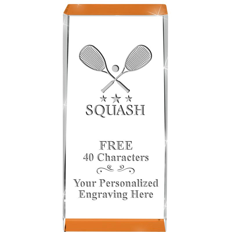 4.5" SPOTLIGHT ORANGE CRYSTAL