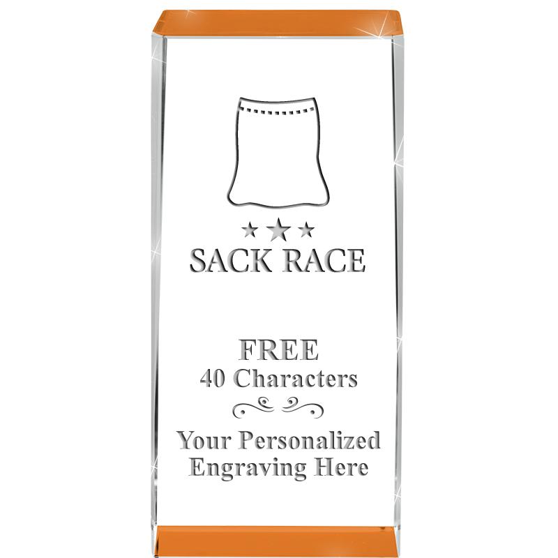 4.5" SPOTLIGHT ORANGE CRYSTAL