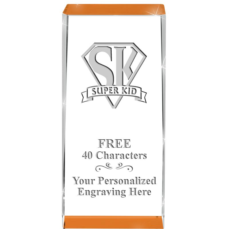 4.5" SPOTLIGHT ORANGE CRYSTAL