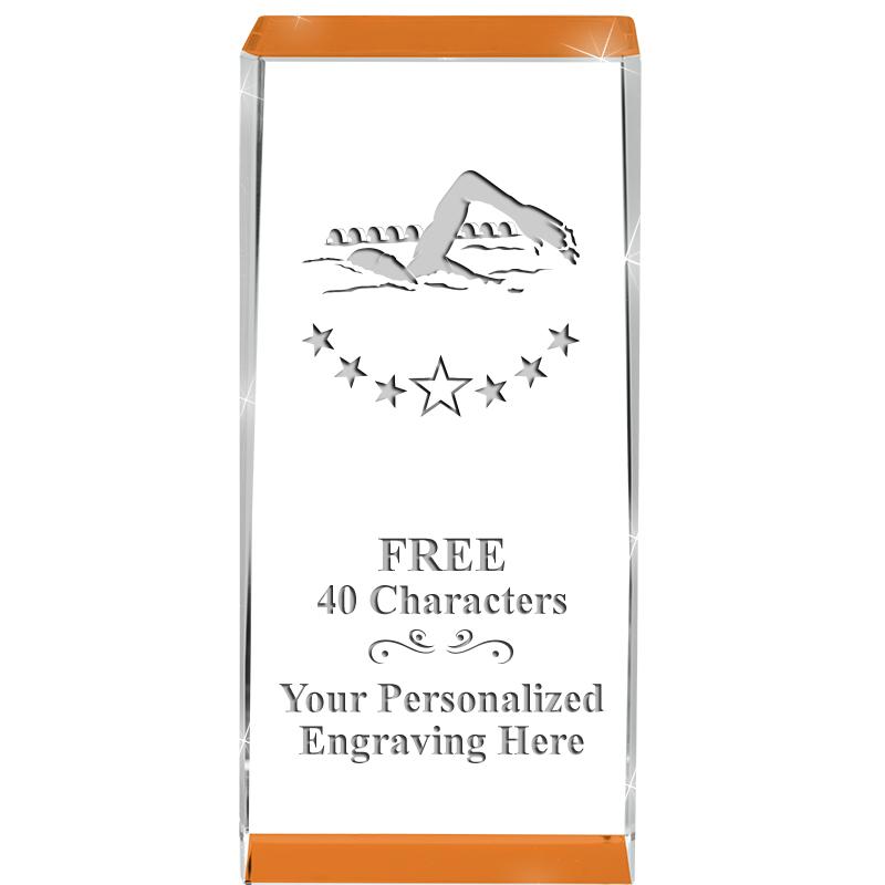 4.5" SPOTLIGHT ORANGE CRYSTAL