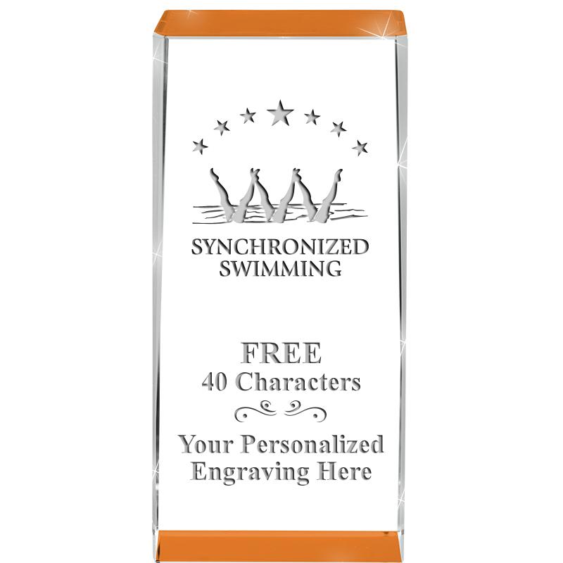 4.5" SPOTLIGHT ORANGE CRYSTAL