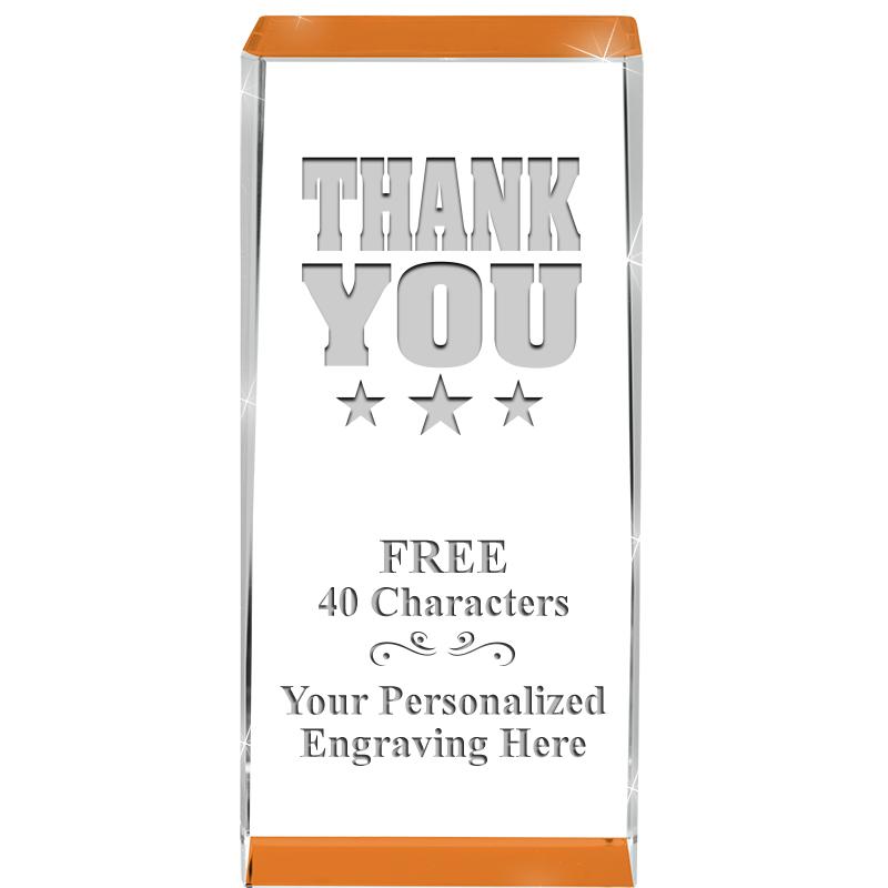 4.5" SPOTLIGHT ORANGE CRYSTAL