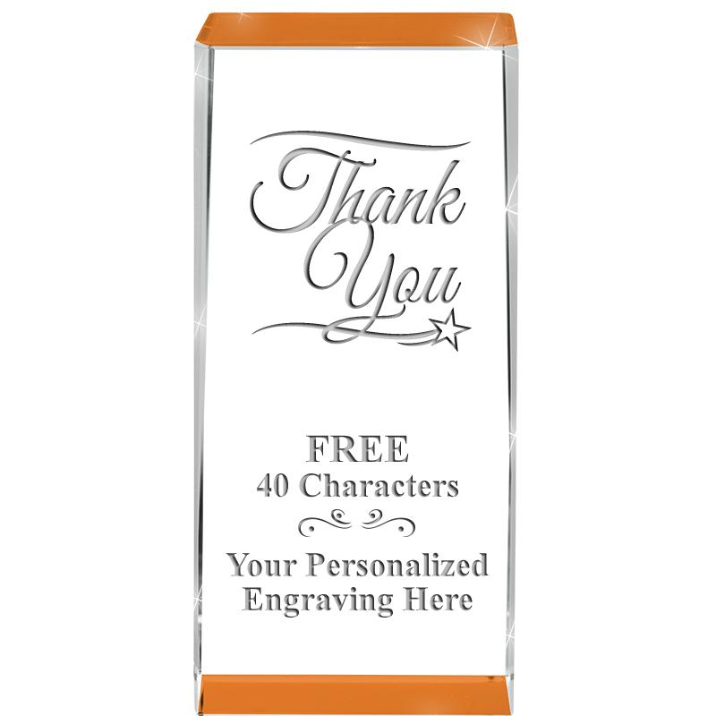 4.5" SPOTLIGHT ORANGE CRYSTAL